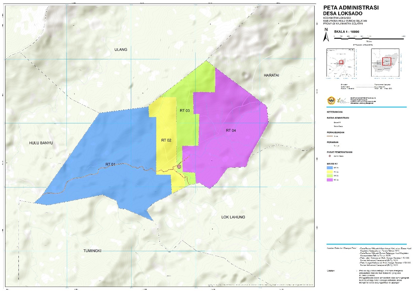 Peta Struktur Ruang Desa Wisata