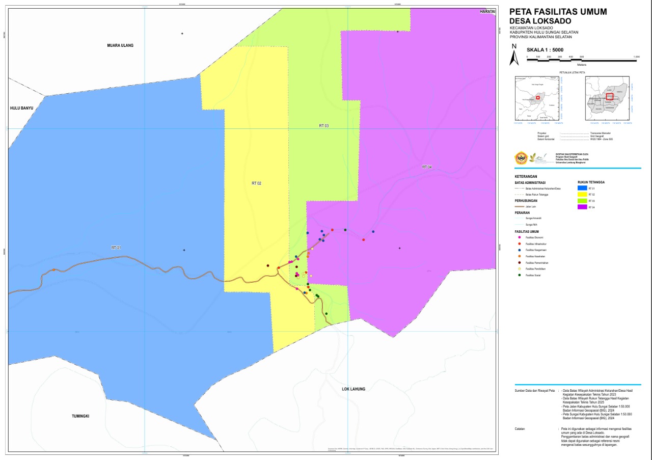 Peta Struktur Ruang Desa Wisata